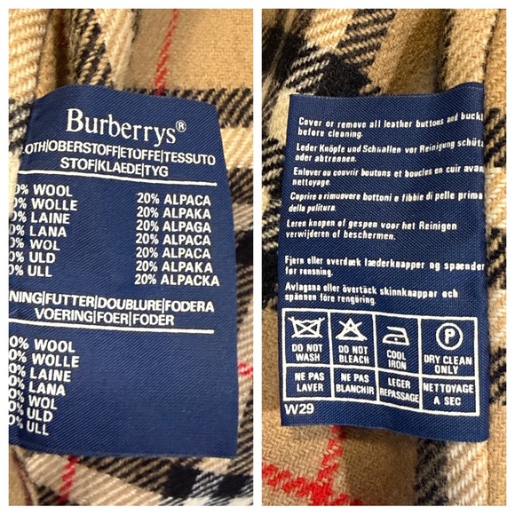 Vintage Burberry wool/alpaca jacket - Picture 5 of 10